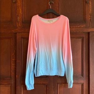 Wildfox NWOT OMBRÉ BAGGY BEACH JUMPER